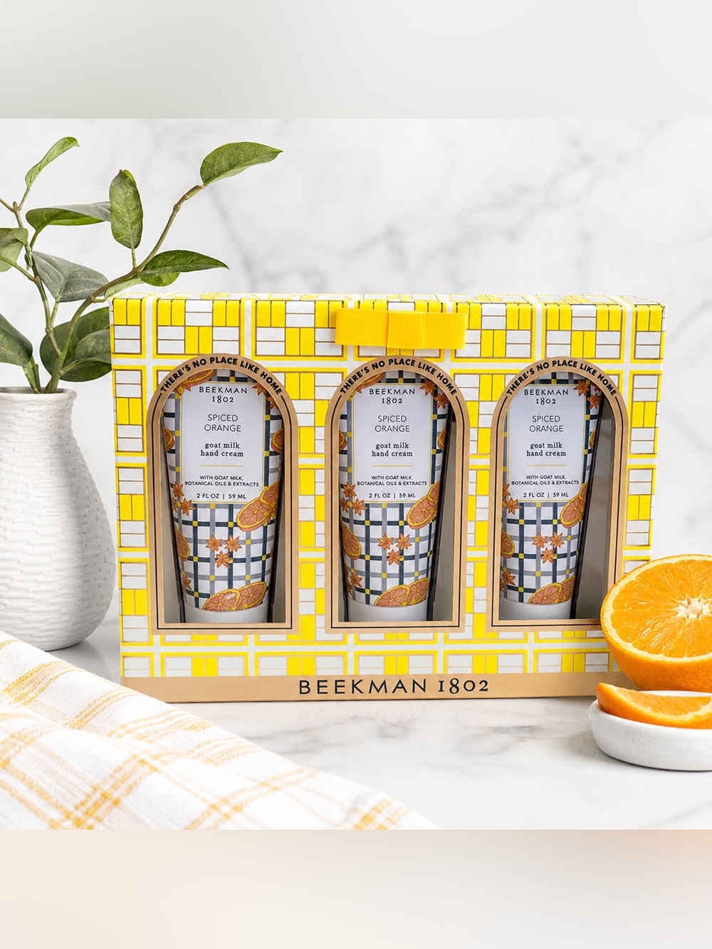 Beekman 1802 Spiced Orange Goat Milk Hand Cream Trio